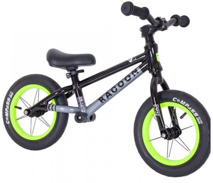Беговел детский Tech Team Racoon 12 black/green