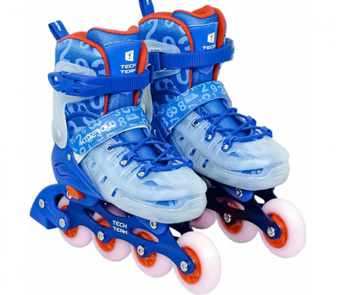 Роликовые коньки раздвижные TT Kidzroll синий 32-35, 36-39 Роликовые коньки раздвижные TT Kidzroll синий 32-35, 36-39
